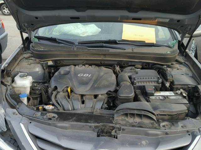 5NPEB4AC9DH734595 - 2013 HYUNDAI SONATA GLS GRAY photo 7