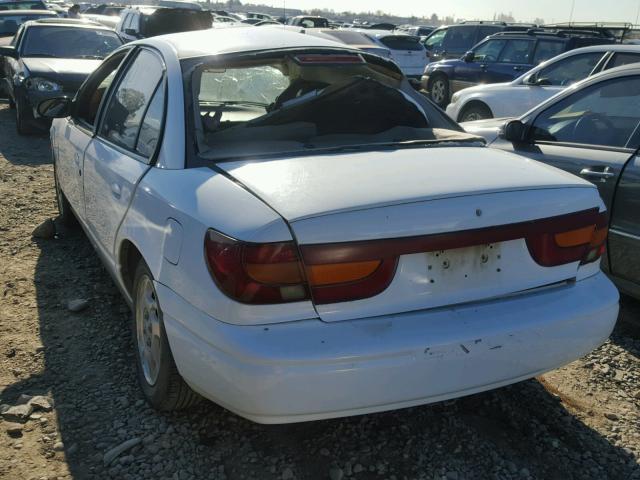 1G8ZK52761Z266431 - 2001 SATURN SL2 WHITE photo 3