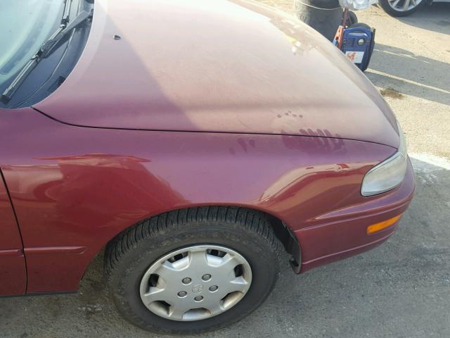 4T1SK12E1NU010713 - 1992 TOYOTA CAMRY LE MAROON photo 9