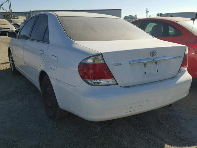 4T1BE32K35U550377 - 2005 TOYOTA CAMRY LE თეთრი ფოტო 3