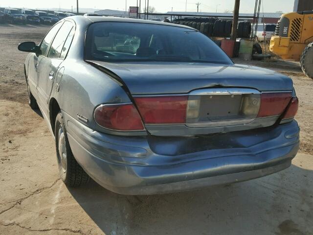 1G4HR54K2YU200024 - 2000 BUICK LESABRE LI BLUE photo 3