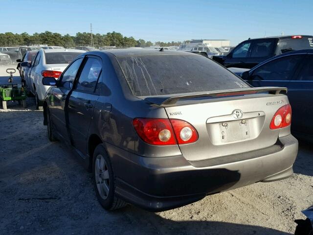 1NXBR32E17Z794157 - 2007 TOYOTA COROLLA CE GRAY photo 3