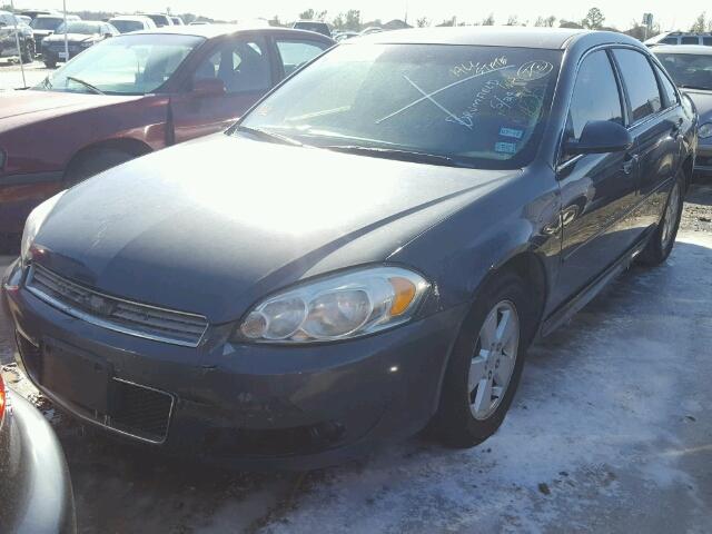 2G1WB5EK0A1194877 - 2010 CHEVROLET IMPALA LT GRAY photo 2