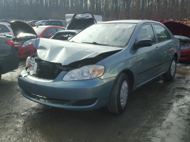 2T1BR30E67C753852 - 2007 TOYOTA COROLLA CE GREEN photo 2