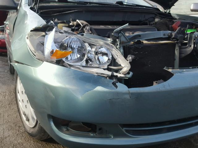 2T1BR30E67C753852 - 2007 TOYOTA COROLLA CE GREEN photo 9