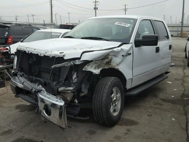 1FTFW1EF5BKE18914 - 2011 FORD F150 SUPER WHITE photo 2