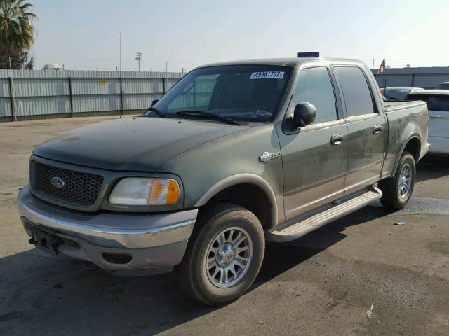 1FTRW08L22KC42008 - 2002 FORD F150 SUPER GREEN photo 2