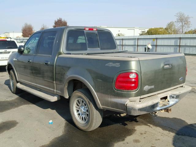 1FTRW08L22KC42008 - 2002 FORD F150 SUPER GREEN photo 3