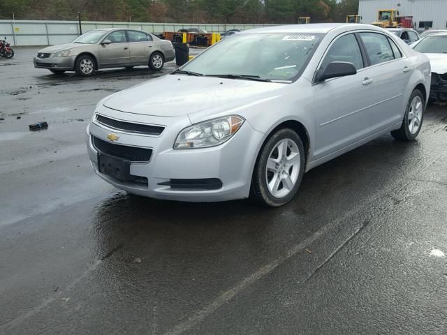 1G1ZA5EU3CF351301 - 2012 CHEVROLET MALIBU LS SILVER photo 2