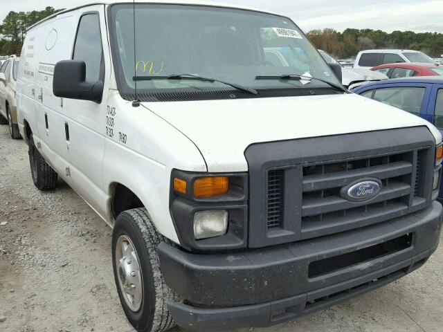 1FTNE1EW3DDA18856 - 2013 FORD ECONOLINE WHITE photo 1