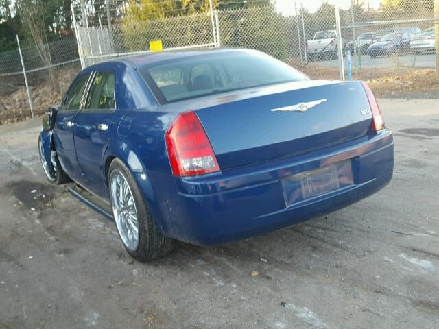 2C3KA43R46H105026 - 2006 CHRYSLER 300 BLUE photo 3