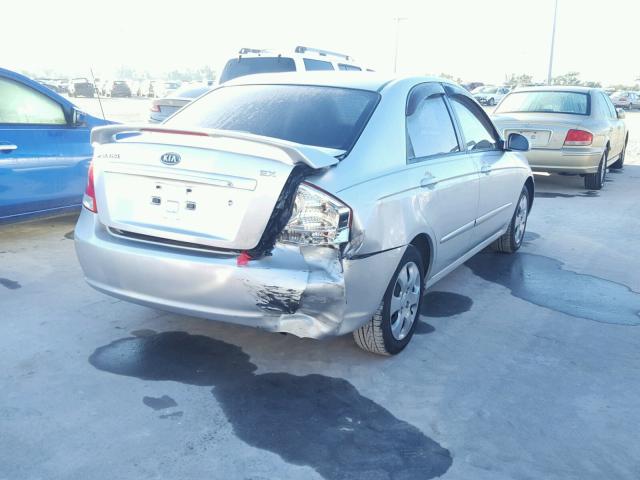 KNAFE121685557420 - 2008 KIA SPECTRA EX GRAY photo 4