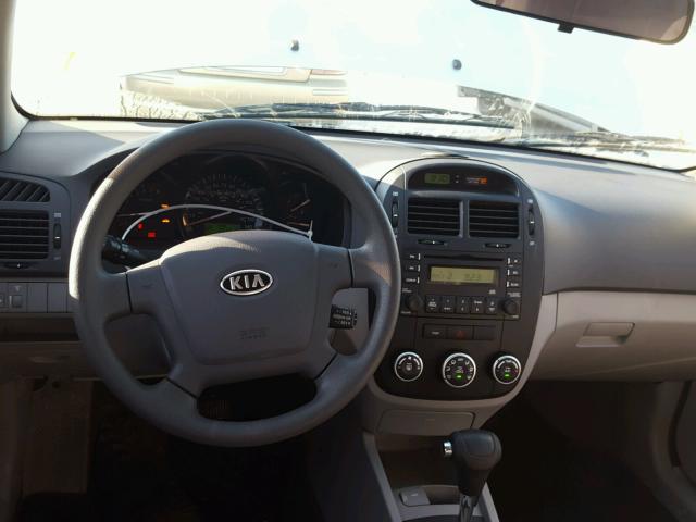 KNAFE121685557420 - 2008 KIA SPECTRA EX GRAY photo 9