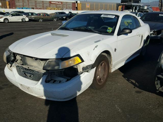 1FAFP4044XF123264 - 1999 FORD MUSTANG WHITE photo 2