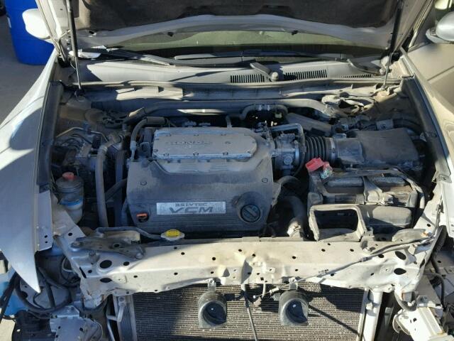 1HGCS22858A013582 - 2008 HONDA ACCORD EXL SILVER photo 7