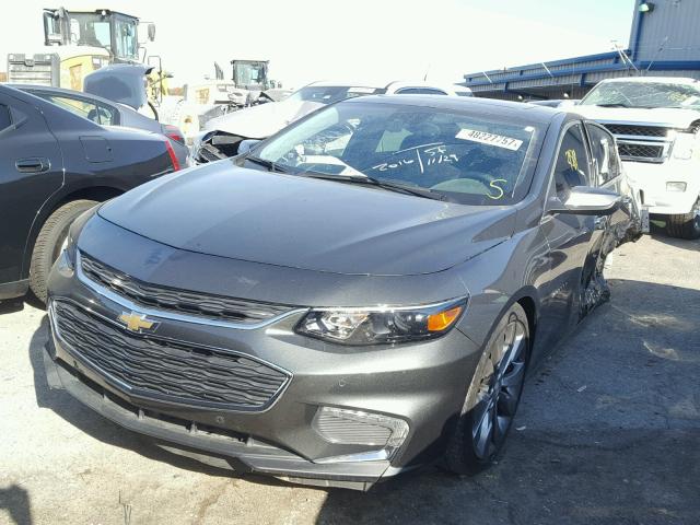 1G1ZH5SX7GF316924 - 2016 CHEVROLET MALIBU PRE GRAY photo 2