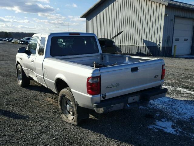 1FTYR15E75PA33580 - 2005 FORD RANGER SUP SILVER photo 3