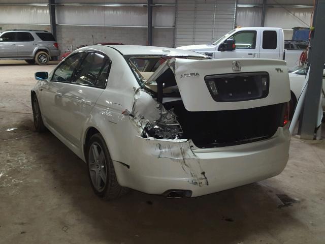 19UUA66216A002273 - 2006 ACURA 3.2TL WHITE photo 3