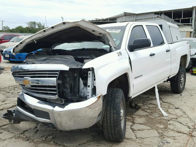 1GC1KUEG3GF207484 - 2016 CHEVROLET SILVERADO WHITE photo 2