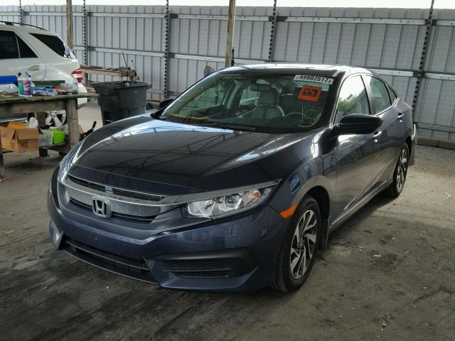 19XFC2F76HE052592 - 2017 HONDA CIVIC EX ლურჯი ფოტო 2