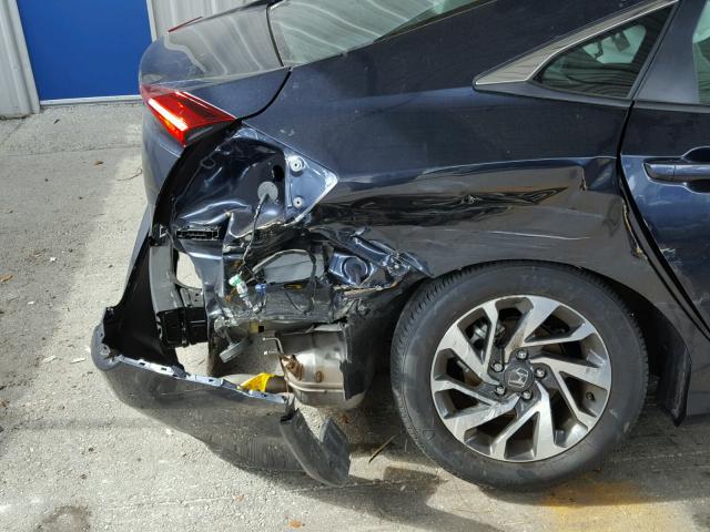 19XFC2F76HE052592 - 2017 HONDA CIVIC EX ლურჯი ფოტო 9