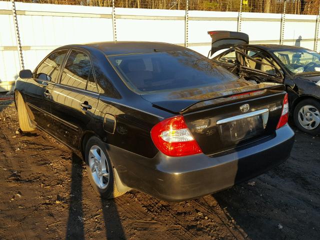 4T1BE32K33U151742 - 2003 TOYOTA CAMRY LE BLACK photo 3