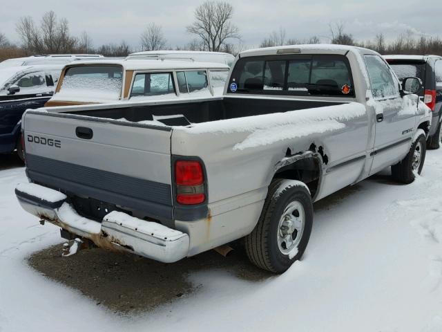 1B7HC16Z0WS534506 - 1998 DODGE RAM 1500 SILVER photo 4