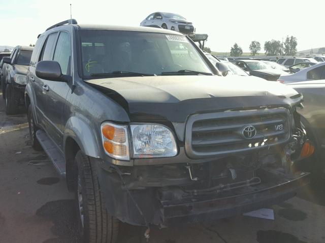 5TDBT44AX3S200346 - 2003 TOYOTA SEQUOIA SR GRAY photo 1