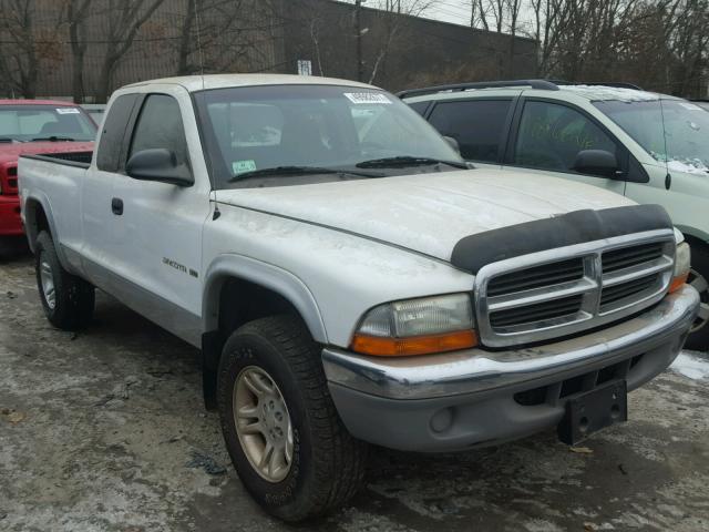 1B7GG22X41S248158 - 2001 DODGE DAKOTA WHITE photo 1