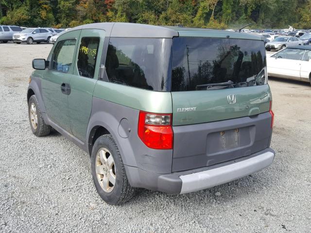 5J6YH28563L033704 - 2003 HONDA ELEMENT EX GREEN photo 3