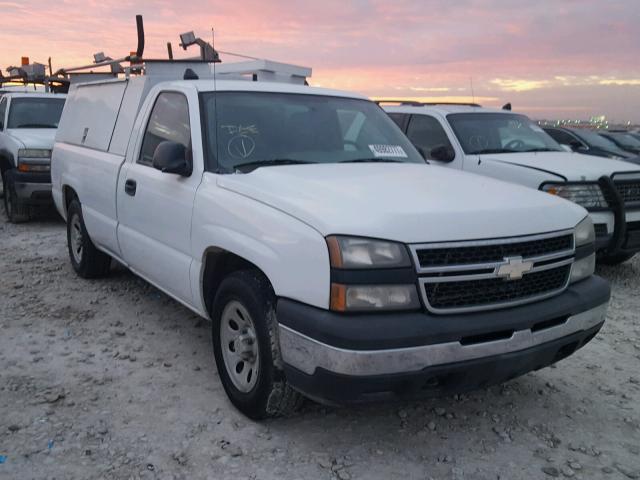 1GCEC14X97Z146672 - 2007 CHEVROLET SILVERADO WHITE photo 1