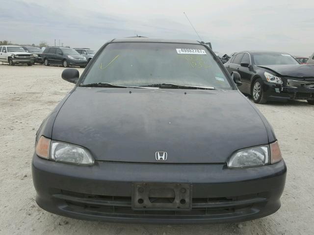 1HGEG8659SL008135 - 1995 HONDA CIVIC LX BLACK photo 9