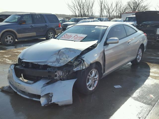 4T1CE38P06U645620 - 2006 TOYOTA CAMRY SOLA SILVER photo 2