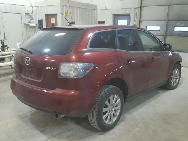 JM3ER2BM7C0415481 - 2012 MAZDA CX-7 MAROON photo 4