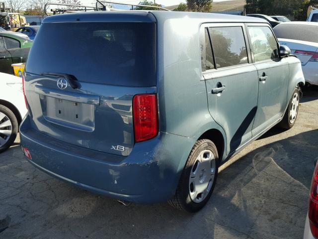 JTLZE4FE6A1111882 - 2010 TOYOTA SCION XB TURQUOISE photo 4