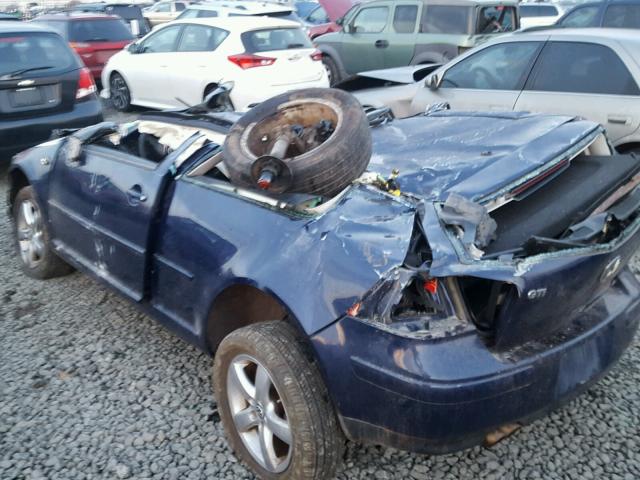 9BWDE61J854036683 - 2005 VOLKSWAGEN GTI BLUE photo 9