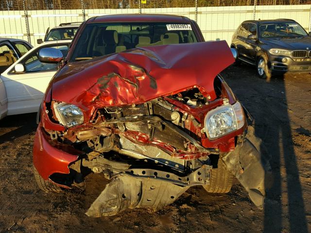 5TBRU34106S478935 - 2006 TOYOTA TUNDRA ACC BURGUNDY photo 7