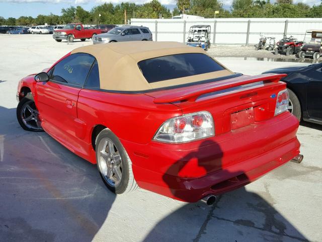 1FALP45T7SF111573 - 1995 FORD MUSTANG GT RED photo 3