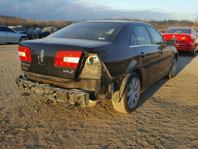 3LNHM26T87R672480 - 2007 LINCOLN MKZ შავი ფოტო 4