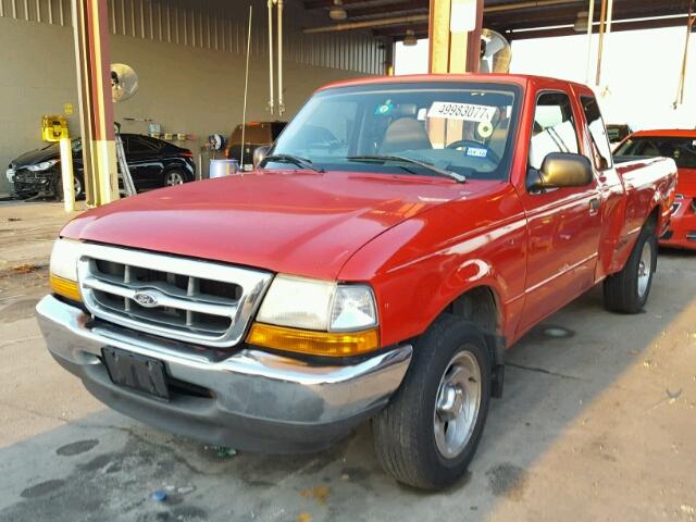 1FTYR14VXYPB33856 - 2000 FORD RANGER SUP RED photo 2