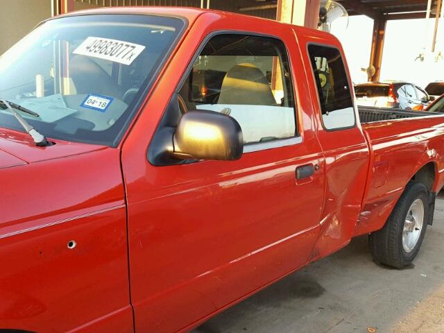 1FTYR14VXYPB33856 - 2000 FORD RANGER SUP RED photo 9