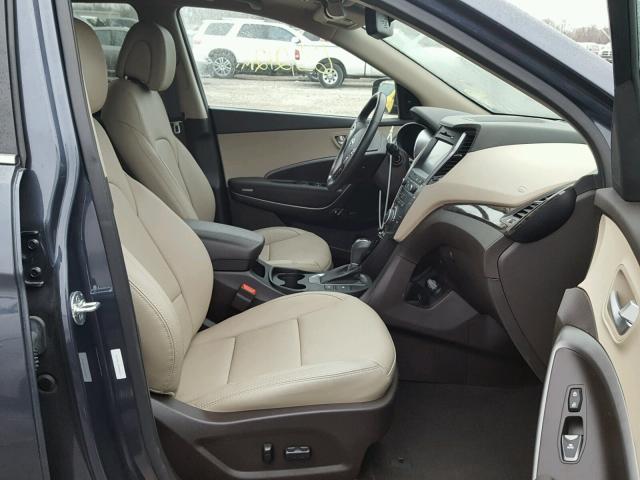 5XYZW4LA5HG486571 - 2017 HYUNDAI SANTA FE S 蓝色 照片 5