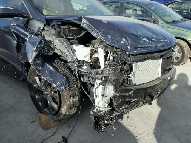 5XYZW4LA5HG486571 - 2017 HYUNDAI SANTA FE S 蓝色 照片 9