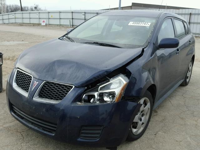 5Y2SP67849Z464520 - 2009 PONTIAC VIBE BLUE photo 2