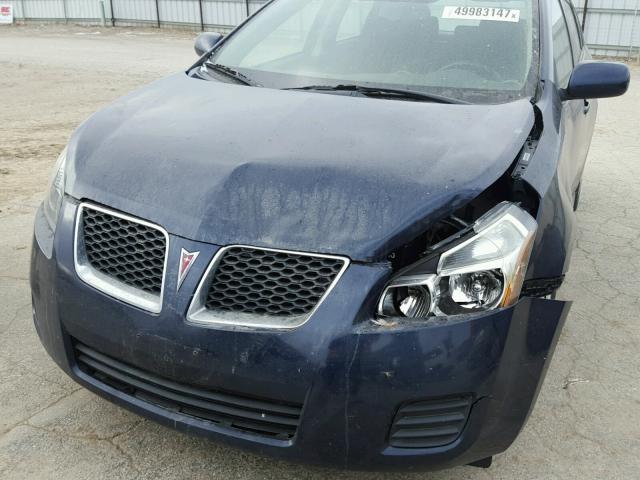 5Y2SP67849Z464520 - 2009 PONTIAC VIBE BLUE photo 9