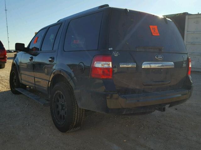 1FMJU1K52AEB64535 - 2010 FORD EXPEDITION BLACK photo 3