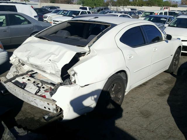 2B3KA53H66H482029 - 2006 DODGE CHARGER R/ WHITE photo 4