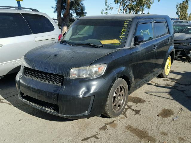 JTLKE50E981023824 - 2008 SCION XB BLACK photo 2