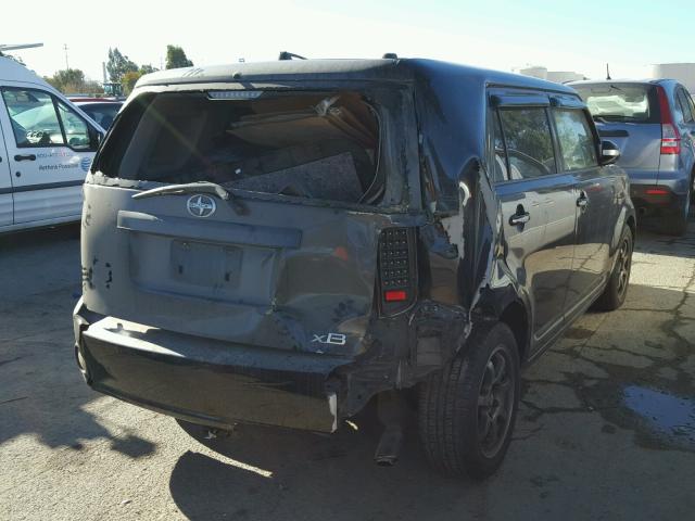 JTLKE50E981023824 - 2008 SCION XB BLACK photo 4