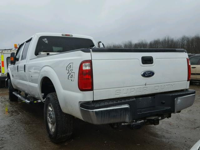 1FT7W2BT4EEB35895 - 2014 FORD F250 SUPER WHITE photo 3